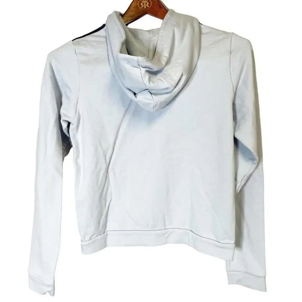 Vintage GAP Hoodie 2005 Juniors XXL 14-16 Powder Blue Full Zip‎ Sweatshirt Y2K